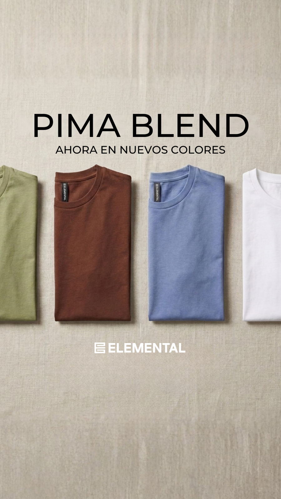 Remera Pima Blend de Elemental